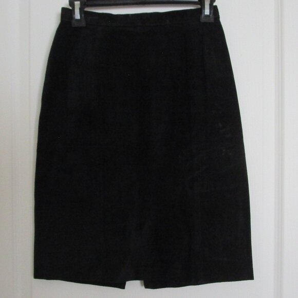 genuine suede mini skirt - Picture 1 of 7